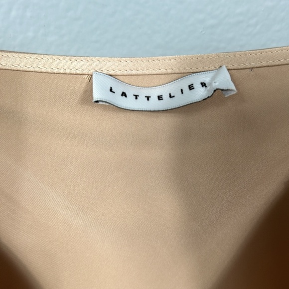 Lattelier Slip Cami Midi Dress Light Camel size small- gently used - Picture 8 of 11